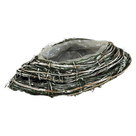 Osłonka z Mchu do kwiatów Kompozycji z Mchu Naturalna Mech 34 cm