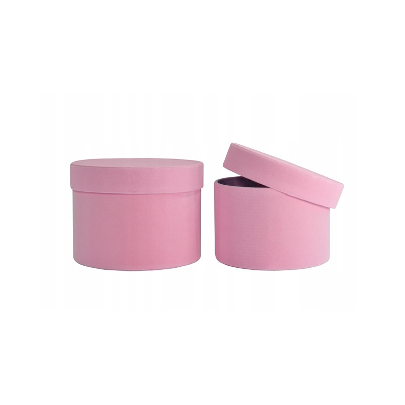Flower Box Welurowe Autumn Pink S/2 17x13 15x11 cm Flower Box Welurowe Autumn Pink S/2 17x13 15x11 cm