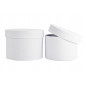 Flower Box Welurowe WHITE S/2 17x13 15x11 cm Flower Box Welurowe WHITE S/2 17x13 15x11 cm
