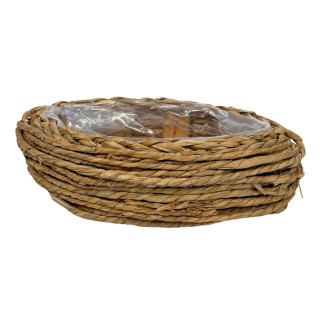 Osłonka łódka  z trawy morskiej Naturalna do kwiatów Kompozycji 21x36cm