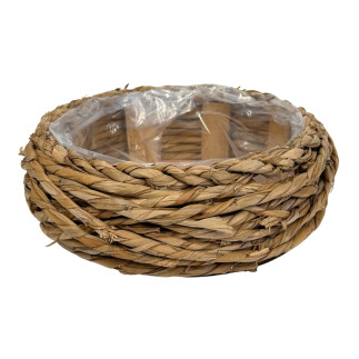 Osłonka Okrągła z trawy morskiej Naturalna do kwiatów Kompozycji 30x30cm