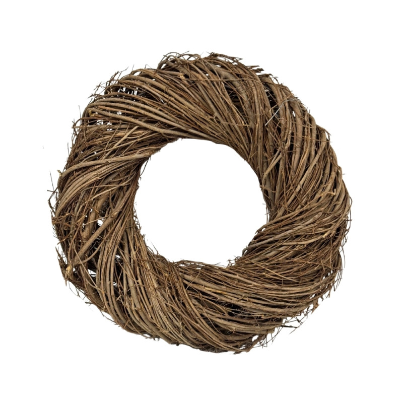 Wianek z Faszyny z Patyków Solidny Podstawa Stroik Gruby Naturalny 30 cm Wianek z Faszyny z Patyków Solidny Podstawa Stroik Gruby Naturalny 30 cm