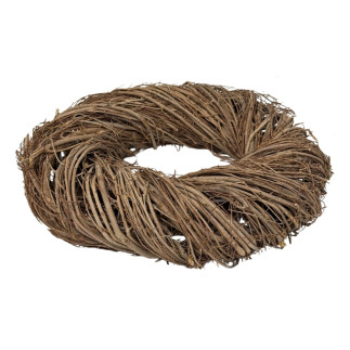 Wianek z Faszyny z Patyków Solidny Podstawa Stroik Gruby Naturalny 30 cm