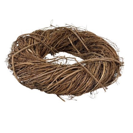 Wianek z Faszyny z Patyków Solidny Podstawa Stroik Gruby Naturalny 40 cm