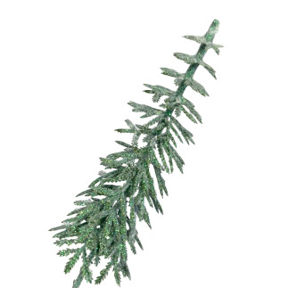 Choinka na piku dekoracja świąteczna STROIK ZIELONA SZRONIONA 28 cm 6 SZTUK