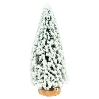 Choinka Śnieżona dekoracja świąteczna STROIK Boże Narodzenie 10 cm 6 SZTUK