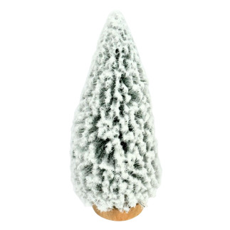 Choinka Śnieżona dekoracja świąteczna STROIK Boże Narodzenie 10 cm 6 SZTUK