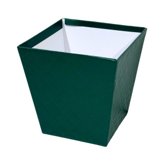 Osłonka Pudełko Flower Box na Pojedyńczego Kwiata 12,5 cm Zielona