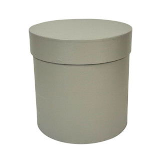 Pudełko Flower Box Florystyczne do Kompozycji Dekoracji Ozdobne 18 cm Szare