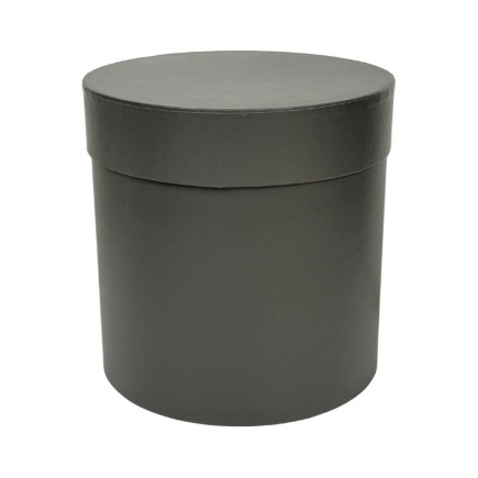 Pudełko Flower Box Florystyczne do Kompozycji Dekoracji Ozdobne 18 cm Szare