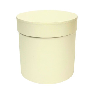 Pudełko Flower Box Florystyczne Kompozycji Dekoracji Ozdobne 18 cm Kremowe