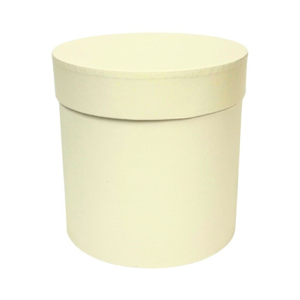 Pudełko Flower Box Florystyczne Kompozycji Dekoracji Ozdobne 18 cm Kremowe