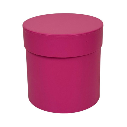 Pudełko Flower Box Florystyczne Ozdobne do kompozycji 13 cm Fuksja