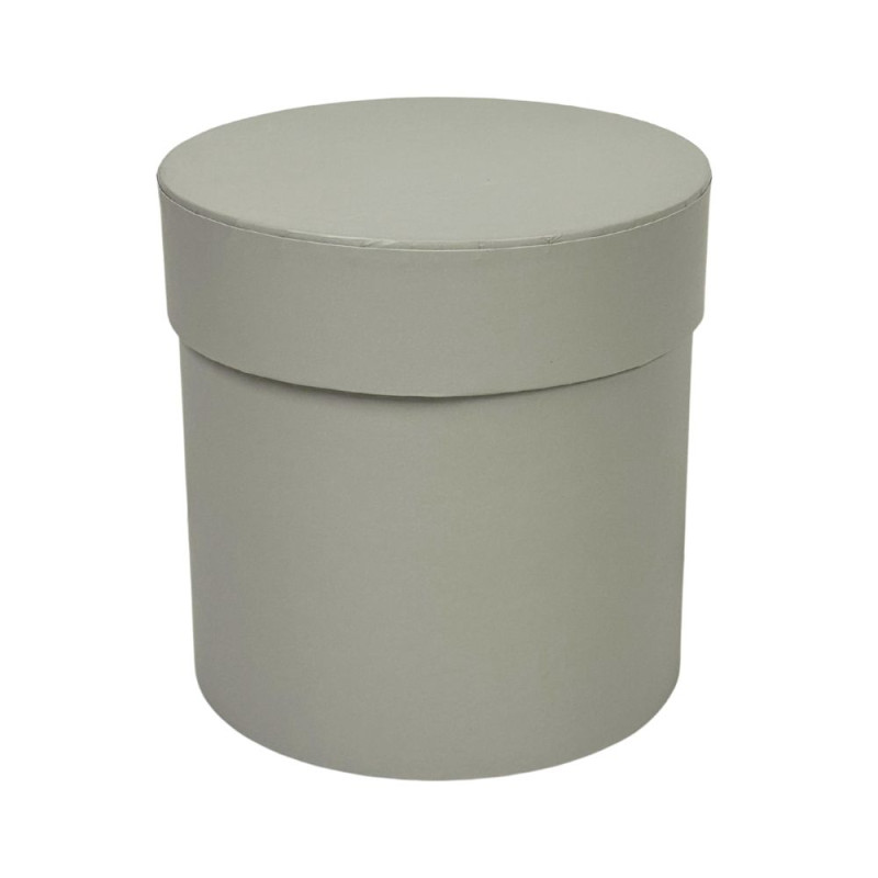 Pudełko Flower Box Florystyczne Ozdobne do kompozycji 13 cm Szare