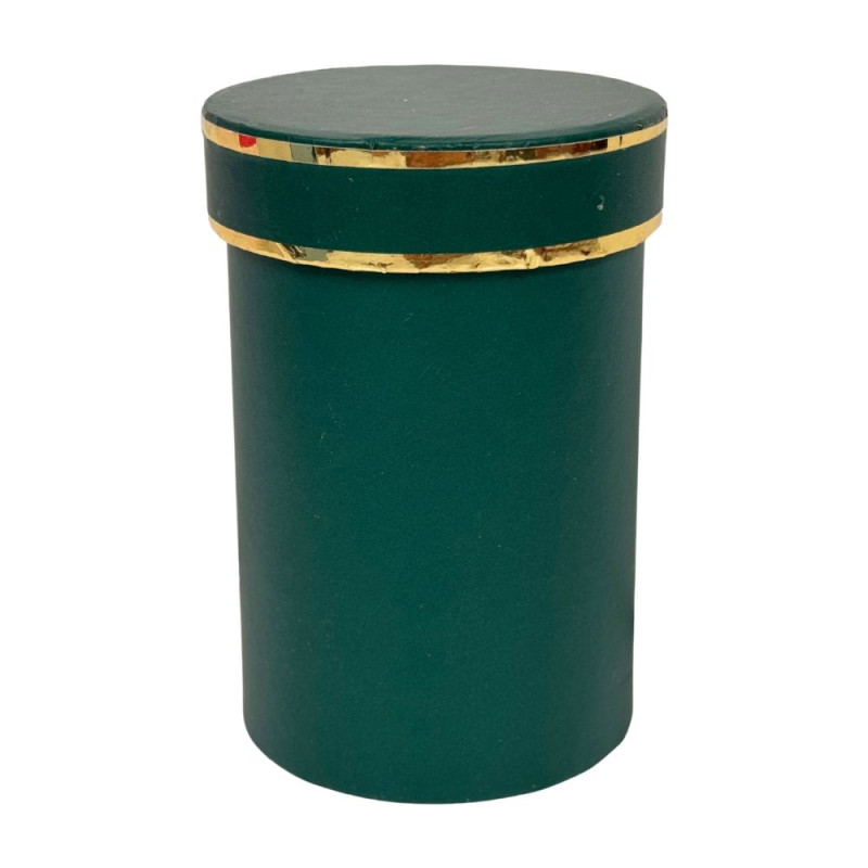 Pudełko Flower Box Małe Mini Dekoracja Ozdobne 10 cm Butelkowa Zieleń