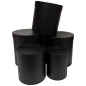 Komplet pudełek Flower Box Florystyczne do Kompozycji 5 Sztuk 25 cm Czarny Komplet pudełek Flower Box Florystyczne do Kompozycji 5 Sztuk 25 cm Czarny