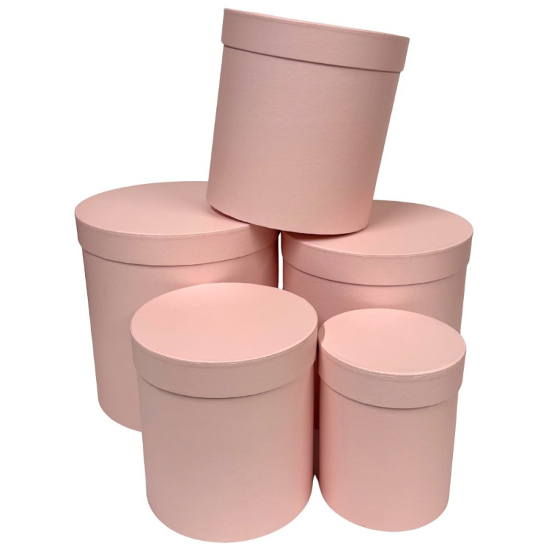 Komplet pudełek Flower Box Florystyczne do Kompozycji 5 Sztuk 25 cm Różowe Komplet pudełek Flower Box Florystyczne do Kompozycji 5 Sztuk 25 cm Różowe