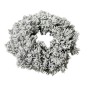 Wianek Wieniec Świerkowy Świąteczny Śnieg Baza Pod Stroik 25 cm