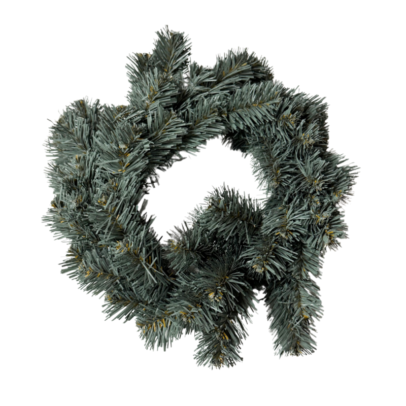 Wianek Wieniec Świerkowy Świąteczny Zielony Blue Baza Pod Stroik 25 cm