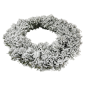 Wianek Wieniec Świerkowy Świąteczny Zielony Śnieg Baza Pod Stroik 40 cm