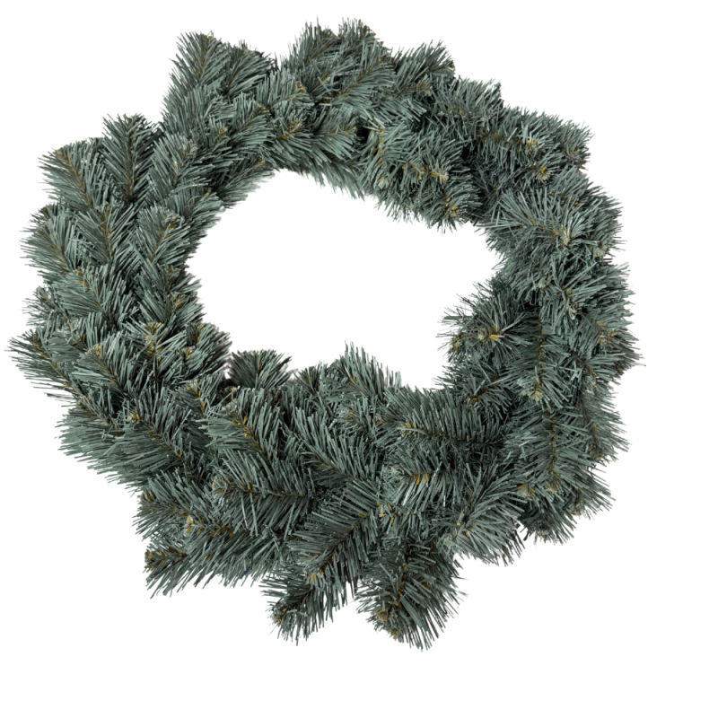 Wianek Wieniec Świerkowy Świąteczny Zielony Blue Baza Pod Stroik 40 cm