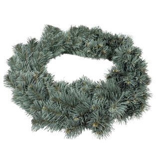 Wianek Wieniec Świerkowy Świąteczny Zielony Blue Baza Pod Stroik 40 cm