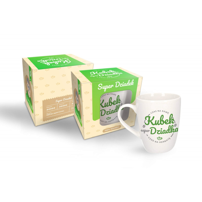 Kubek dla Dziadka Prezent Na Święta Upominek na Dzień Dziadka 300 ml