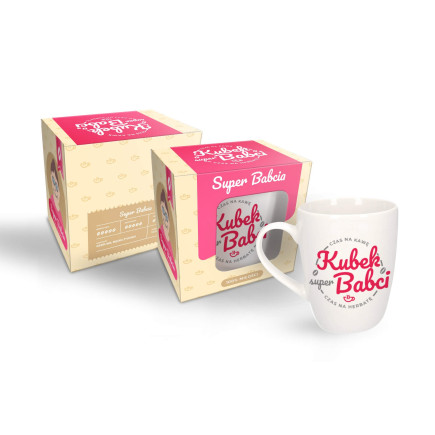 Kubek dla Babci Prezent Na Święta Upominek na Dzień Babci 300 ml