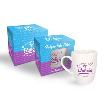 Kubek dla Babci Prezent Na Święta Upominek na Dzień Babci 300 ml