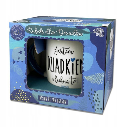 Kubek Dla Dziadka Prezent Upominek na Dzień Dziadka Dziadek Jestem Dziadkiem