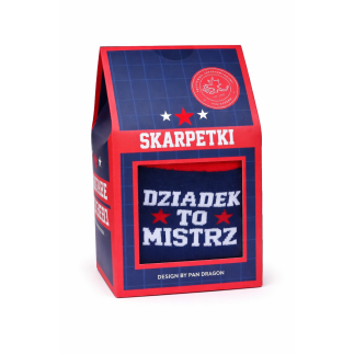 Skarpety Dla Dziadka Prezent Upominek na Dzień Dziadka Dziadek to Mistrz