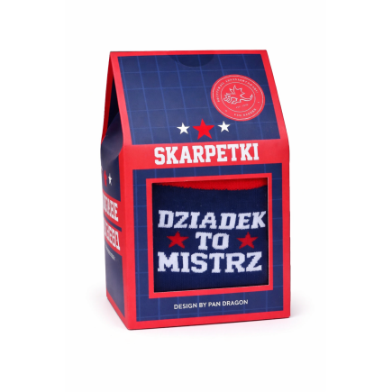 Skarpety Dla Dziadka Prezent Upominek na Dzień Dziadka Dziadek to Mistrz
