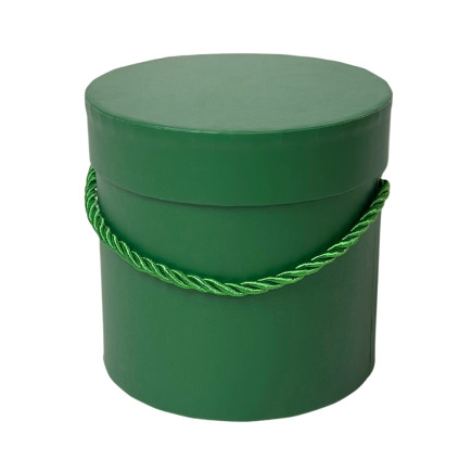 Pudełko Pudełka Flower Box Na Kwiaty Ozdobne Dekoracje 12,5 cm Zielone