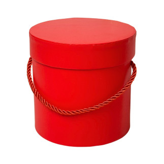 Pudełko Pudełka Flower Box Na Kwiaty Ozdobne Dekoracje 12,5 cm Czerwone