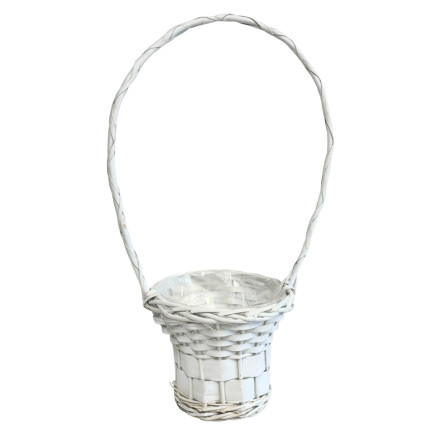 Koszyk wiklinowy kwiatowy Prezentowy dekoracja Ozdobny na Kwiaty 51 cm