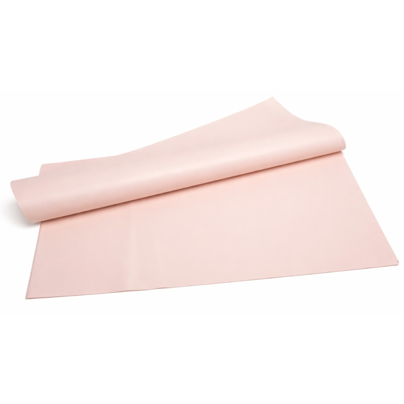 Folia Satynowa Florystyczna Gładka w Arkuszach Kremowa 55x57cm 20 sztuk