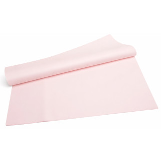 Folia Satynowa Florystyczna Gładka w Arkuszach Jasny Róż 55x57cm 20 sztuk
