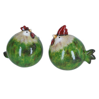 Figurka Ceramiczna Kurka Kogut Do Dekoracji Do Kompozycji 16 cm