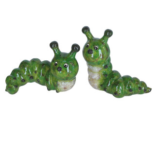 Figurka Ozdobna Ceramiczna Gąsienica Do Dekoracji Do Kompozycji 22 cm