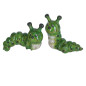 Figurka Ozdobna Ceramiczna Gąsienica Do Dekoracji Do Kompozycji 22 cm