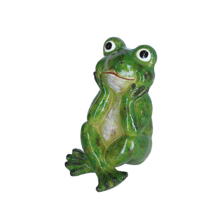 Figurka Żabka Ozdobna Ceramiczna Żaba Do Dekoracji Do Kompozycji 27 cm