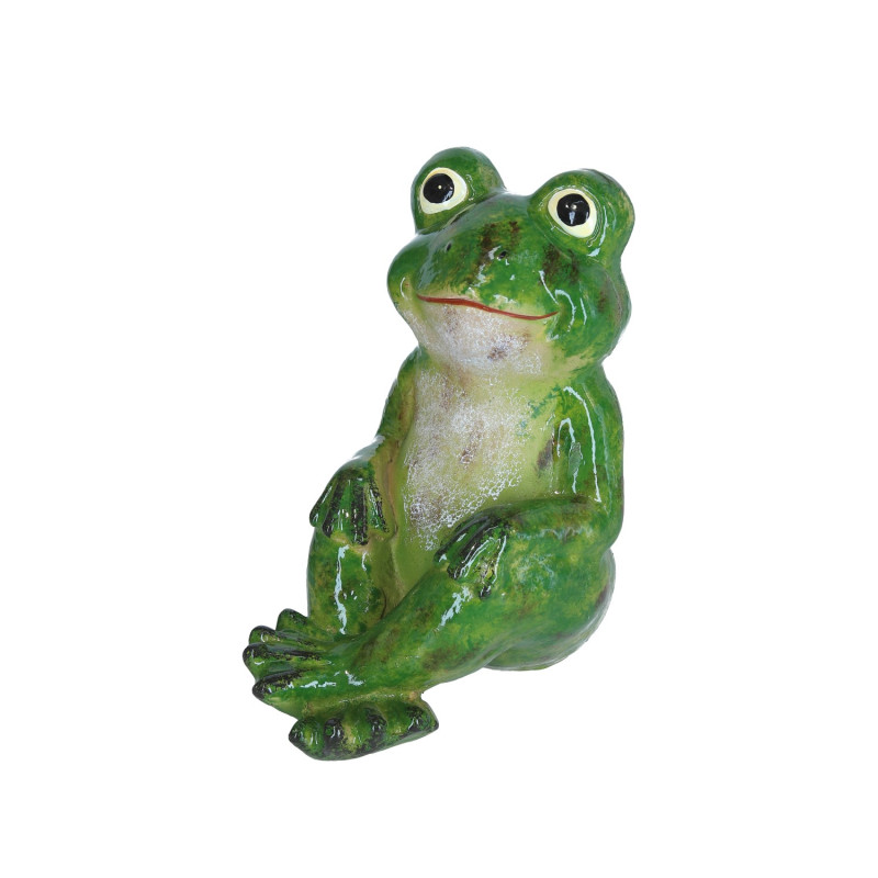 Figurka Żabka Ozdobna Ceramiczna Żaba Do Dekoracji Do Kompozycji 28 cm